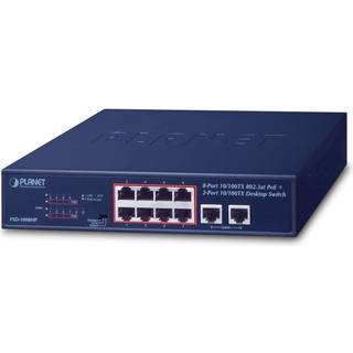 PLANET 8-Port 10/100TX 802.3at PoE