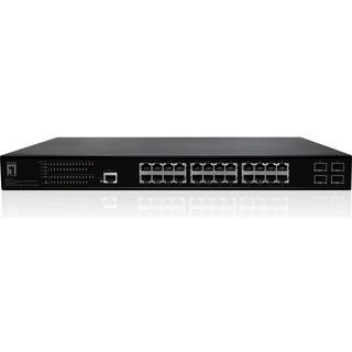 LevelOne GEP-2861 - switch - 24 ports - Managed - rack-mountable