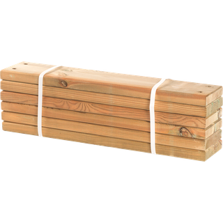 PLUS PIPE planker, 60 cm, natur/lærk - 6 stk.