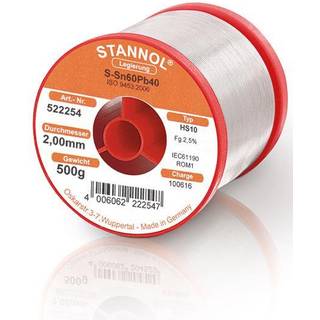 Weller loddetin 2,0 mm, med flus, 500 g rulle