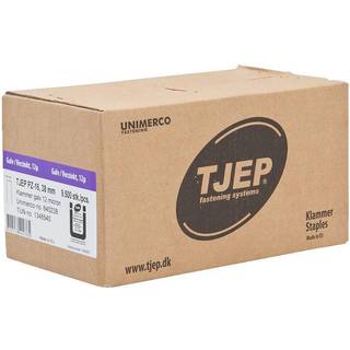 Tjep klammer elgalv. PZ-16 1,6x10,8x38 9500stk/pk m/lim 840238 m/lim