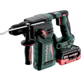 Batteridrevet borehammer Metabo KH 18 LTX BL 24; 2,2 J; SDS- plus; 18 V; 2x5,5 Ah batteri.;  med koffert