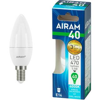 AIRAM Kronlampe Opal E14 LED 4,9W 4000K 500 lumen 4711556