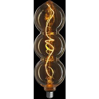 Triple Pære Gold - LED - E27 - 4w - 3 Trins - 1800K - Unison