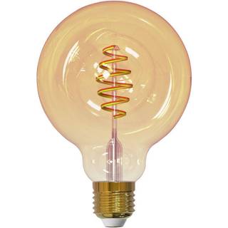 Airam Airam Smarta Hemp Filament LED-globe lyskilde amber, 95mm, spiral e27, 6w