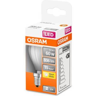 Osram Retro LED Kronepære mat E14, 5,5W=60W