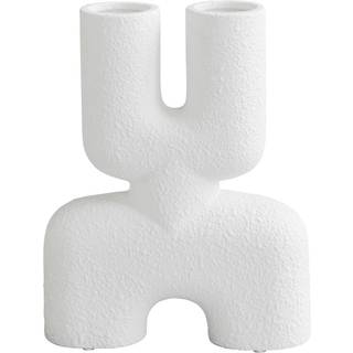 101 Copenhagen Vases - 'Cobra Double' mini, white in Bubble White 100% Ceramics