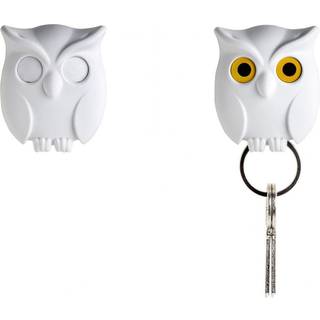 Qualy design Ugle Nøgleholder (Hvid)