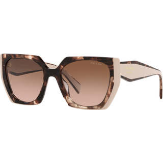 Prada Kvinde PR 15WS 01R0A6 Solbriller Acetat Skildpadde Brun Firkantet Normal Skygge