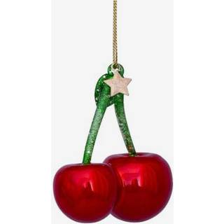 Mundblæst Julepynt Cherry