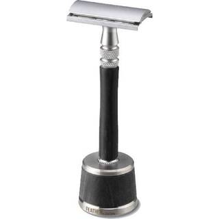 Feather WS-D2S Wood Handle Stainless Steel Luxury Safety Razor
