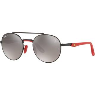 Ray - Ban Unisex RB3696M F0025J Solbriller Stål Sort Grå Pantos Polariseret Skygge