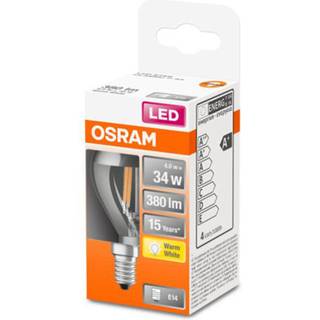 LEDVANCE LED Topforspejlet sølv krone4W=31W E14