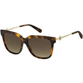 Marc Jacobs Kvinde MARC 580/S 05L/HA Solbriller Acetat Havana Brun Firkantet Normal Skygge