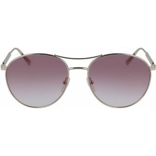 LONGCHAMP Kvinde LO133S 43027 722 Solbriller Metal Guld Grå Pilot Normal Skygge