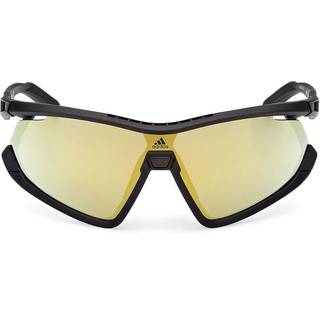 Adidas Sport Unisex SP0055 02G Solbriller Plast Sort-opaque Brun Maske Spejlet