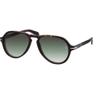 DAVID BECKHAM Mand DB 7079/S 086/9K Solbriller Acetat Havana Multifarvet Pilot Skygge