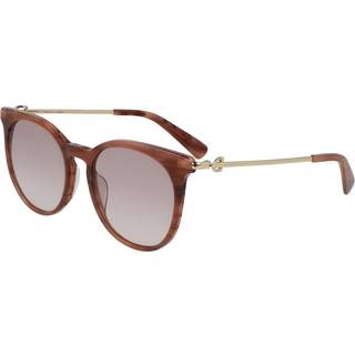 Longchamp LO693S 275 52 Solbriller Mænd Brun - Wooden Brown - 52mm