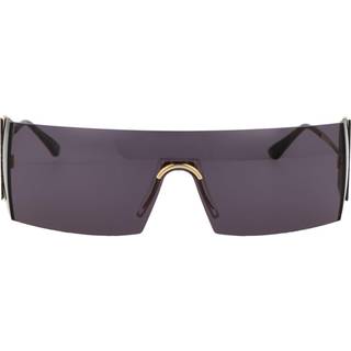 Retrosuperfuture Unisex ZCN Pianeta Black Solbriller Metal Sort Sort Wraparound