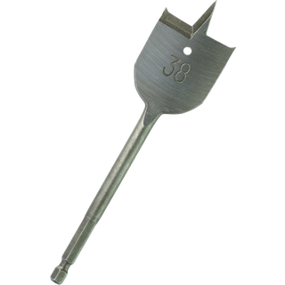 Fladbor 1/4" 6kt skaft 38×152mm