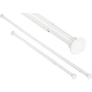 Gelia Stang til badeforhæng, 22x750-2200 mm, hvid