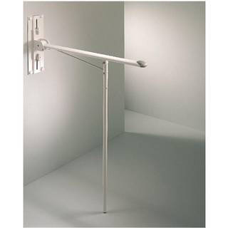 Toiletstøtte m ben, højdrereg.