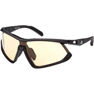 Adidas Sport Unisex SP0055 02J Solbriller Plast Sort-opaque Transparent Maske Fotokromatisk