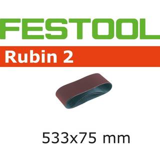 Festool Slibebånd L533X75-P120 Rubin 2, 10 stk