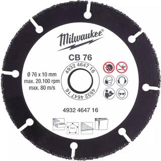 Milwaukee CB 76 Skive af hårdmetal Ø 76 mm