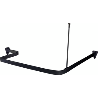 Habo flex forhængsskinne, sort, 3 x 1 meter
