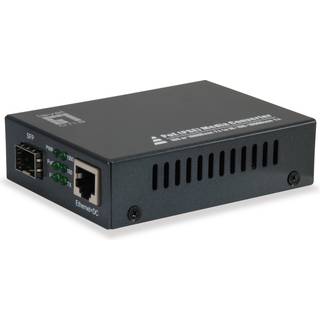 LevelOne GVT-2012 - fibre media converter - 10Mb LAN 100Mb LAN GigE