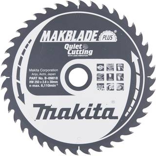 Rundsavsklinge til træ Makita MAKBLADE PLUS; 250x2,8x30,0 mm; Z40; 20°