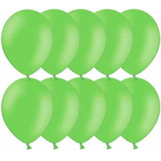 100 stk. Latexballoner æblegrøn 12" - Perfekt til festdekoration med helium