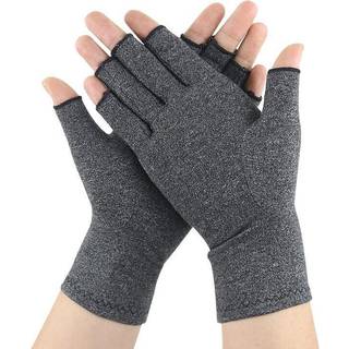 Fingerløse kompressionshandsker 1 par Beige M