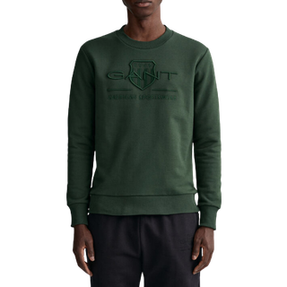 GANT Herre Tonal Shield Crew Neck Sweatshirt (XXL)