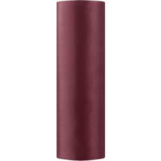Satin rød - 16 cm x 9 meter - Elegant til enhver festlig lejlighed