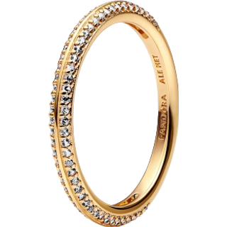 Pandora 169679C01 Damen-Ring Goldfarben Pavé