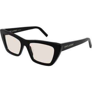 Saint Laurent SL 276 MICA 038 53 Solbriller Kvinder Black - Shiny Black - 53mm