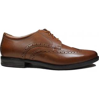 Clarks Clarks Black Standard Fit (G) Leather Howard Walk Wide Fit Shoes