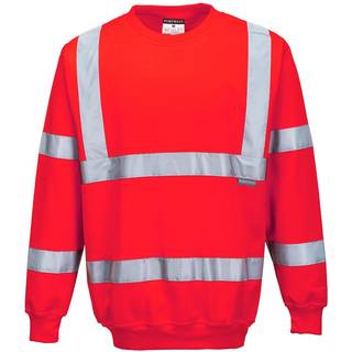 Hi-vis sweatshirt - Orange (Størrelse: L)