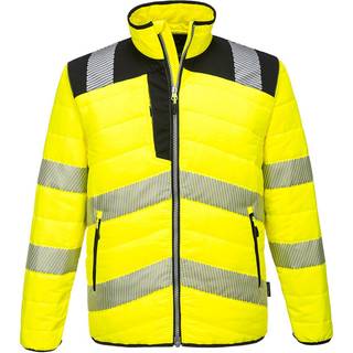 PW3 Hi-Vis Baffle jakke - Orange/Sort (Størrelse: XXL)