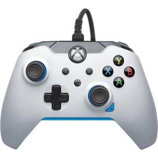 PDP Wired Controller - Ion White & Blue - Wired Controller - Microsoft Xbox Series S