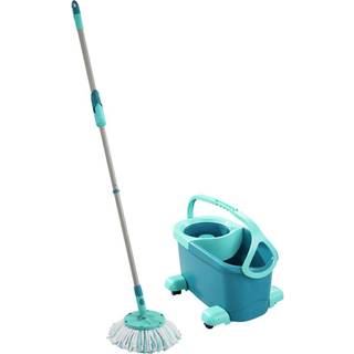 CLEAN TWIST DISC ERGO MOBILE Gulvvaskersæt fra Leifheit - Grøn farve - Alu/Plast
