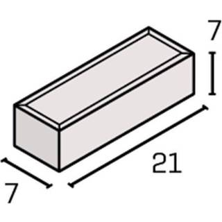 IBF Sf-klosterstenr Type 1 - Sort/antracit 7x7x21cm