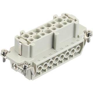 Harting Han E 16 pos female insert screw