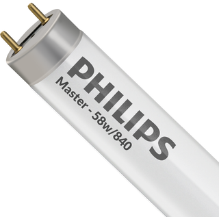 Fordelspakke 25x Philips MASTER TL - D Super 80 58W - 840 kold hvid | 150cm