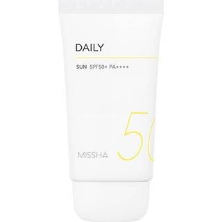 Missha All Around Safe Block Cotton Sun SPF 50+ solcreme  Til sensitiv og allergisk hud 50 ml - 50 ml