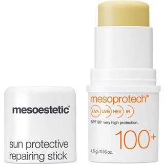 Mesoestetic Mesoprotech Sun Protective Repairing Stick 100 - Solbeskyttelse til følsomme zoner i ansigtet - 4,5g - Stick til øjenkontur og læber