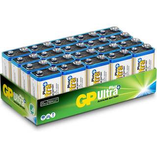 Kraftigt 9V batteri / 20 stk / GP Ultra Plus / Svanemærket
