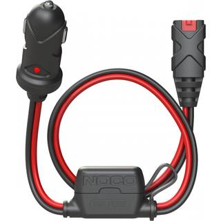 Hurtigkobling til batterioplader NOCO GC003 X-Connect 12V Male Plug, 12 V, 60.96 cm, med hængesikringsholder + hurtigkobling + stikprop